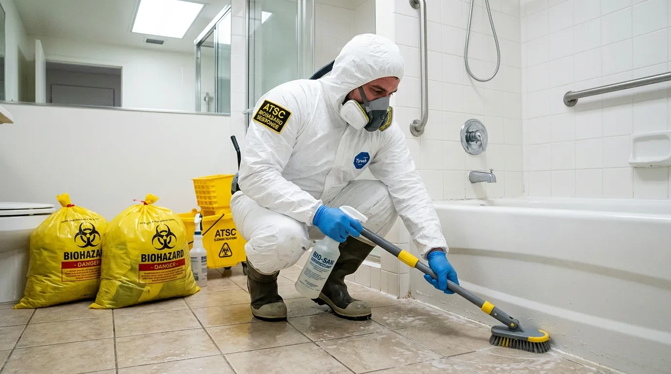 Decontamination equipment deployed for Blood Cleanup in Midfield
